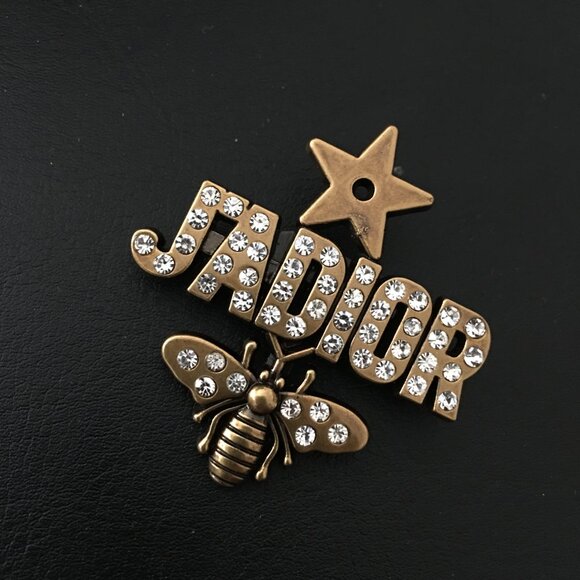 Christian Dior Crystal J'Adior Bee Brooch - Picture 1 of 2